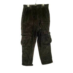 Vintage Y2K Pacsun Corduroy Pants Cargo Black Size M